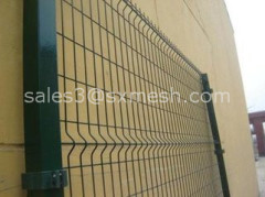 Low Cost Welded Wire Mesh Fencing / 8 Gauge Welded Wireh Fence Mesh / Galvanized+Powder Coated wire mesh fence