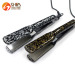 Titanium professional water transfer printing hair straightener flat iron private label flat iron power cord in china