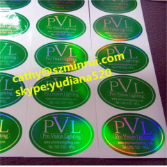 Adhesive sticker type and PET film material adhesive hologram logo stickers