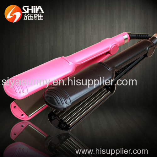 Newest design with Styling tools titanium technology ionic hair straightener flat iron