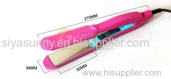 Professional and automatic Hair Curler Titanium Flat Iron and teeth Hair Straightener Styling Tools