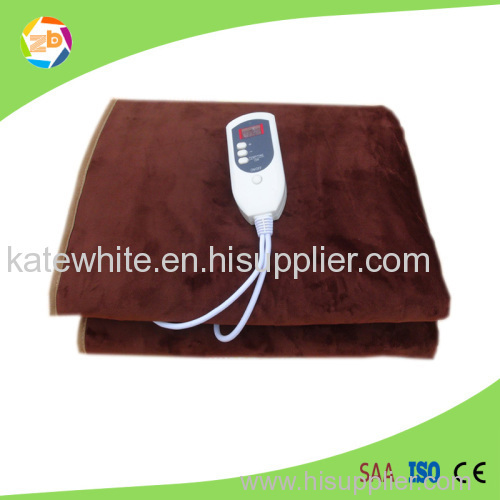 soft and warm electric heated blanket
