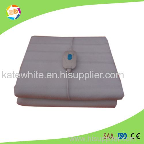 disaposal double size plain 100% polyester electric blanket