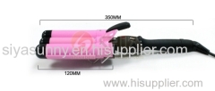 LCD three barrel magic styler hair curler with hair curling irons waver styler