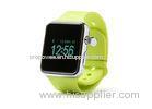 Fashionable Bluetooth Smart Wrist Watch Smartphone / Apple Watches with Silicone Strap