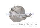 2-1/2" Width Zamak 32500 Series Collection Satin Nickel Double Robe Hook