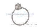 6-1/4" Width Zamak 32500 Series Collection Satin Nickel Towel Ring