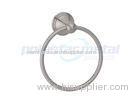 6-1/4" Width Zamak 32500 Series Collection Satin Nickel Towel Ring