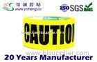 6 rolls shrink Caution packaging tape / carton sealing tape , 35 micron - 65 micron