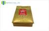 Golden Aluminum Zipper Snack Bags / 18C stand up zip pouches