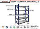 4 Layers Adjustable Warehouse Steel Shelving For Factory / Metal Storage Racks