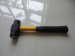 High carbon steel claw hammer with plastic handle