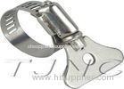 304SS W4 American Hose Clamps With Stainless Steel Handle 12.7mm 7 / 8"