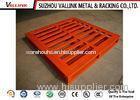 Fireproof 4 Way Entry Metal Steel Pallets For Supermarket Storage