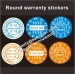 custom sticker label mobile phone warranty void if removed stickers