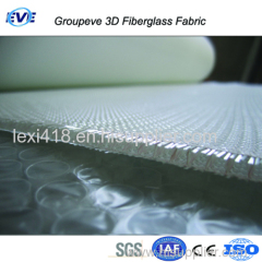 Fabrics Three Dimensional White Fiberglass Insulation Plate
