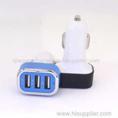 3 USB car charger