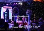 Fireproof Flexible LED Curtain Lights For Weddings , 8CH DJ LED Star Cloth