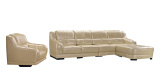 Thailand Furniture Leather Corner Sofa for Sale