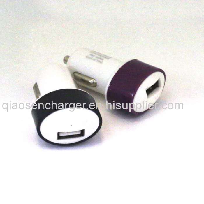 Factory price one USB 1A car charger for Iphone6