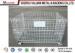 Foldable Galvanized Steel Wire Mesh Container For Supermarket , Store