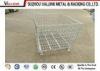 Collapsible Cold Rolled Steel Wire Mesh Container / Metal Cages For Storage
