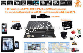 8-channel Car Mobile DVR with 4 x D1 Real-time Record