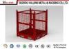 Stackable Red Collapsible Wire Mesh Container For Warehouse 1200*1000*890mm