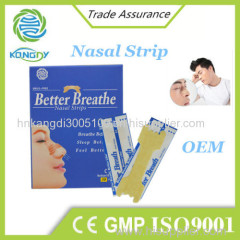 Kangdi OEM&ODM manufacturer nasal strips stop snoring nasal strips