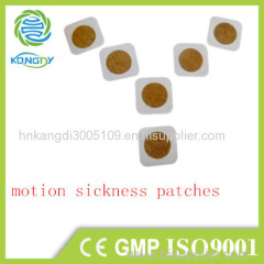 China supplier of the best effect to relief travel uncomfort motion sickness patch