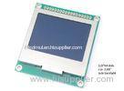 Custom monochrome COB 1.68 inch segment LCD Display 128 * 64 White , side