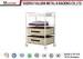 Muti Function Save Space Powder Coated Wire Shelving With Wheels / Gondola Rack