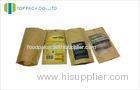 Multicolor Printed Kraft Paper Packaging Foil One Way Valve For Coffee Bean