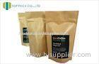 Light Proof Kraft Paper custom coffee packaging Reusable Storing 100g