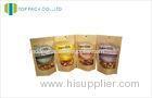 Matte Effect Kraft Paper Packaging / Standing Up Pouch Packaging with zipper