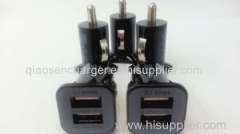2 USB USAMS car charger for mobile phone