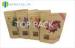 Brown Kraft Paper Packaging Plastic Pouch Healthy Food Chia Seeds Reusable