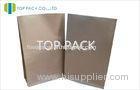 Foil Lamination Resealable Stand Up Pouches Flat Bottom for Coffee Beans