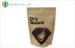 Gravure Printing Kraft Paper Packaging Pouch Aluminum Foil Film With Customized Ziplock