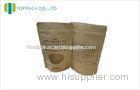 Customed Printing Kraft Paper Spices Packaging Clear Window 12C