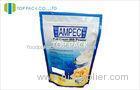 Full Printing Foil Stand Up Food Packaging Bags Milk Powder , PET / AL / PE Food Grade