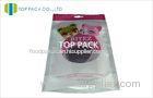 Plastic Stand Up Food Packaging Bags Environment , Aluminum Foil Bags