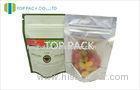 Stand Up Food Grade poly bags packaging , Small Plastic Zip Bags