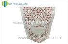 Red Artwork Custom Printed Coffee Bbags Healthy Products / Dry food packaging