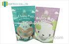 Matt Finish Custom Pet Food Bag Clear Window Lovely Printing Zipper