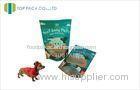 Animal Matte Printed Pet Food Bag Resealable Zip Lock Stand Up Tear Notch