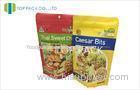 100g Spice Custom Food Packaging Foil lined Matte Printing Zipper