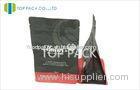 Side Gusset Stand Up Coffee Plastic Packaging Bags Zip Lock Heat Sealed