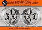 SUV 15inch Silver4x4 Off Road Wheels Lip Aluminum Alloy With Custom Caps