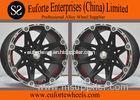 17x8.5 4x4 Off Road Wheels 17x9.5 Black Machine Flange 8 Spokes Concave Wheels